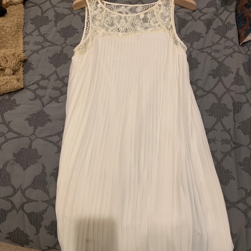 Anthropologie/ BHLDN White Knee-Length Dress 2